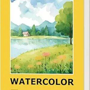Watercolor Paper Pad 9"x12" Water Color Paper 20 Sheets Artist Drawing Sketch